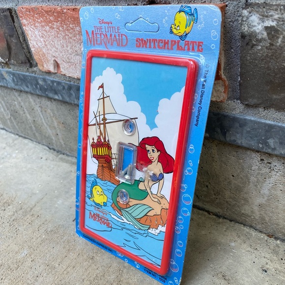 THE LITTLE MERMAID Vintage Switch Plate
